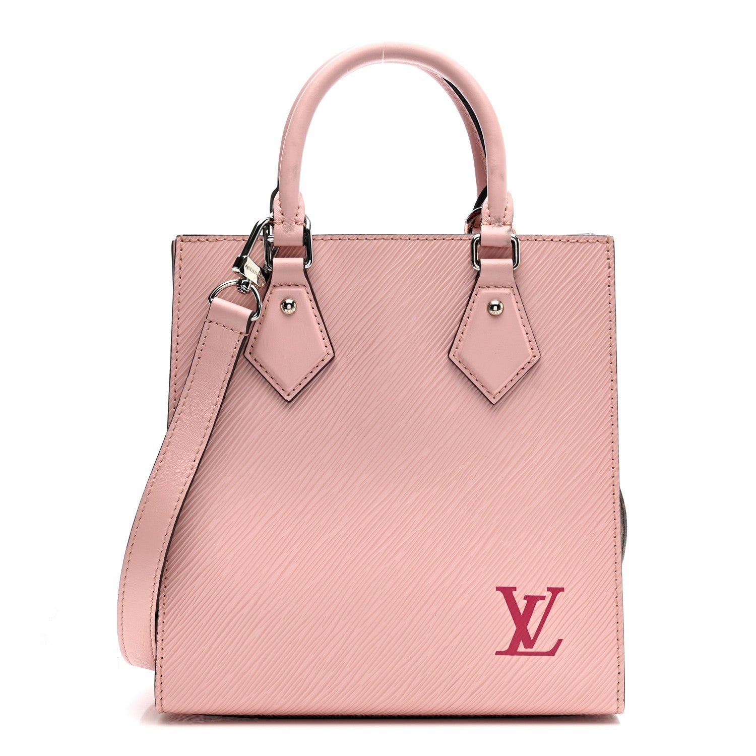 Louis Vuitton Epi Sac Plat BB Rose Ballerine