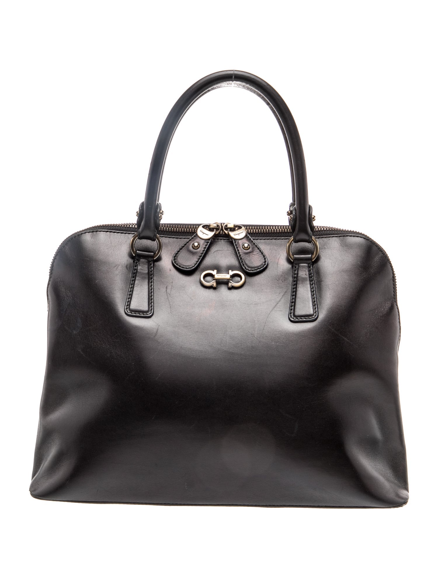 Ferragamo Gancini Top Handle Bag