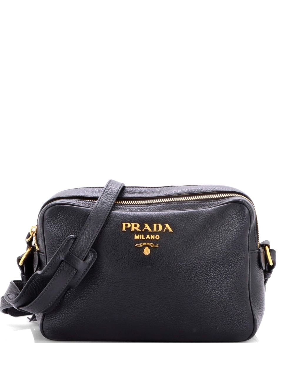 Double Zip Camera Bag Vitello Daino crossbody bag