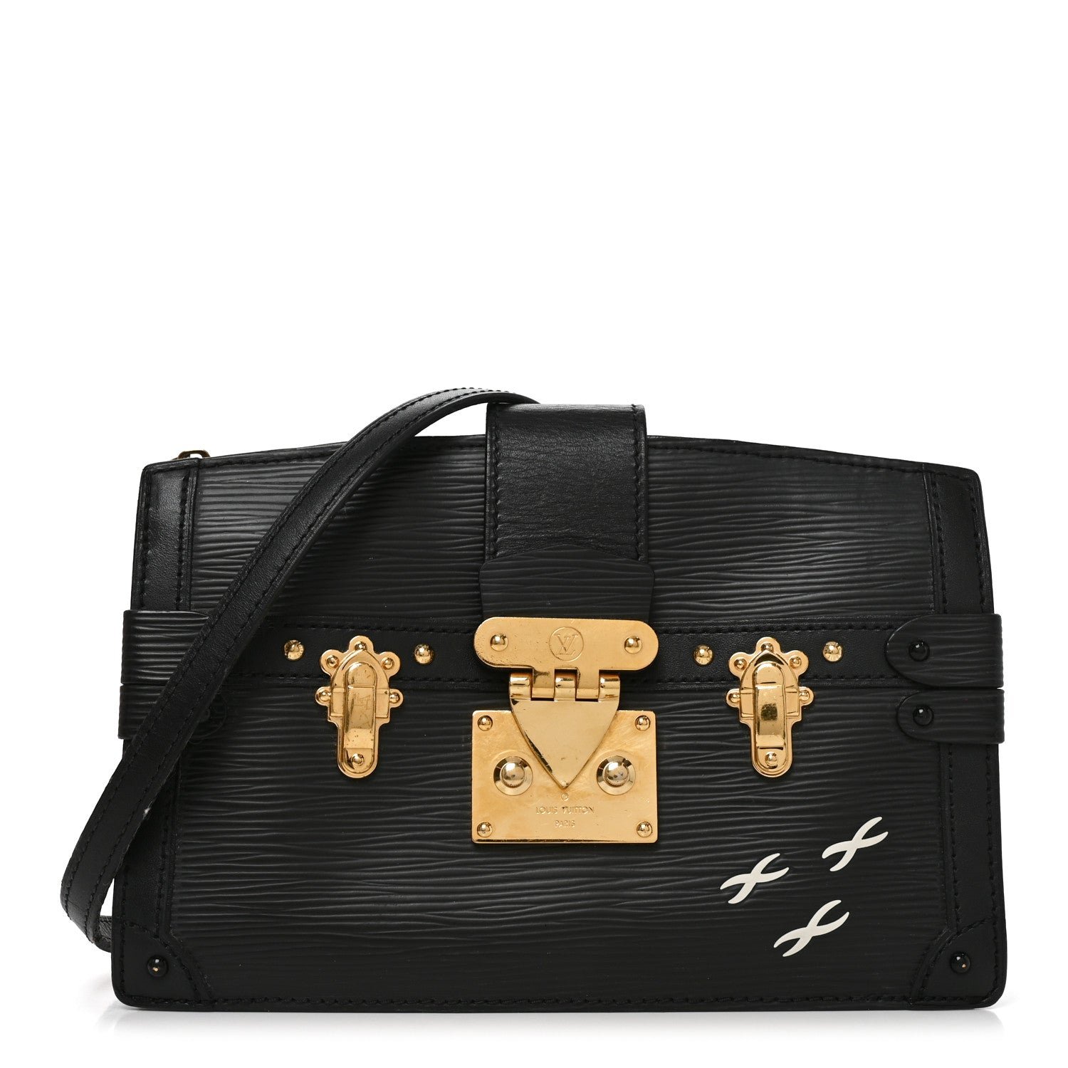 Louis Vuitton Epi Trunk Clutch Black