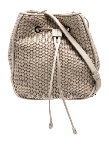 Raffia Bucket Bag