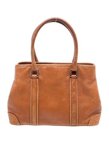 Leather Top Handle Bag