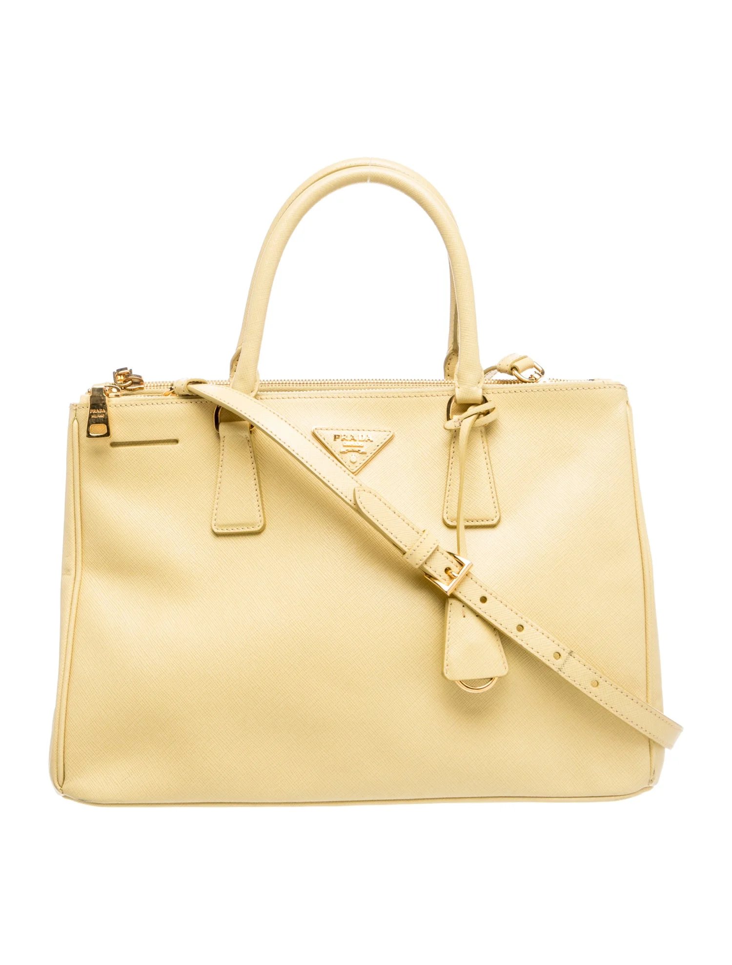 Saffiano Leather Galleria Double Zip Large