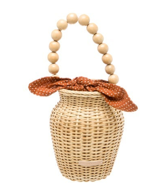 Loeffler Randall Randall Straw Bucket Bag