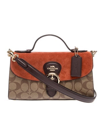 Coach Leather Top Handle Bag