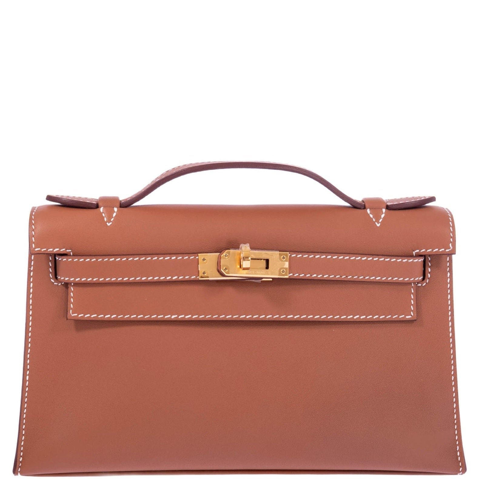 Hermes Hermès Kelly Mini Pochette Gold Swift Gold Hardware