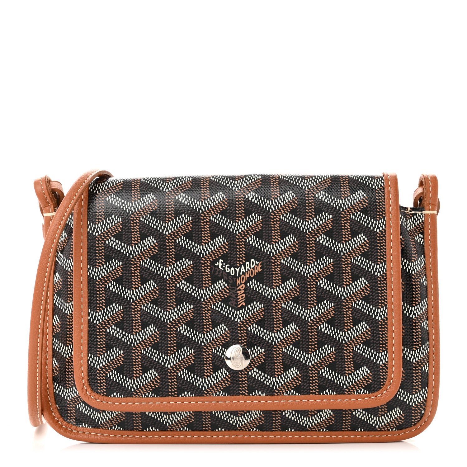 Goyard Goyardine Plumet Wallet Clutch Black Gold