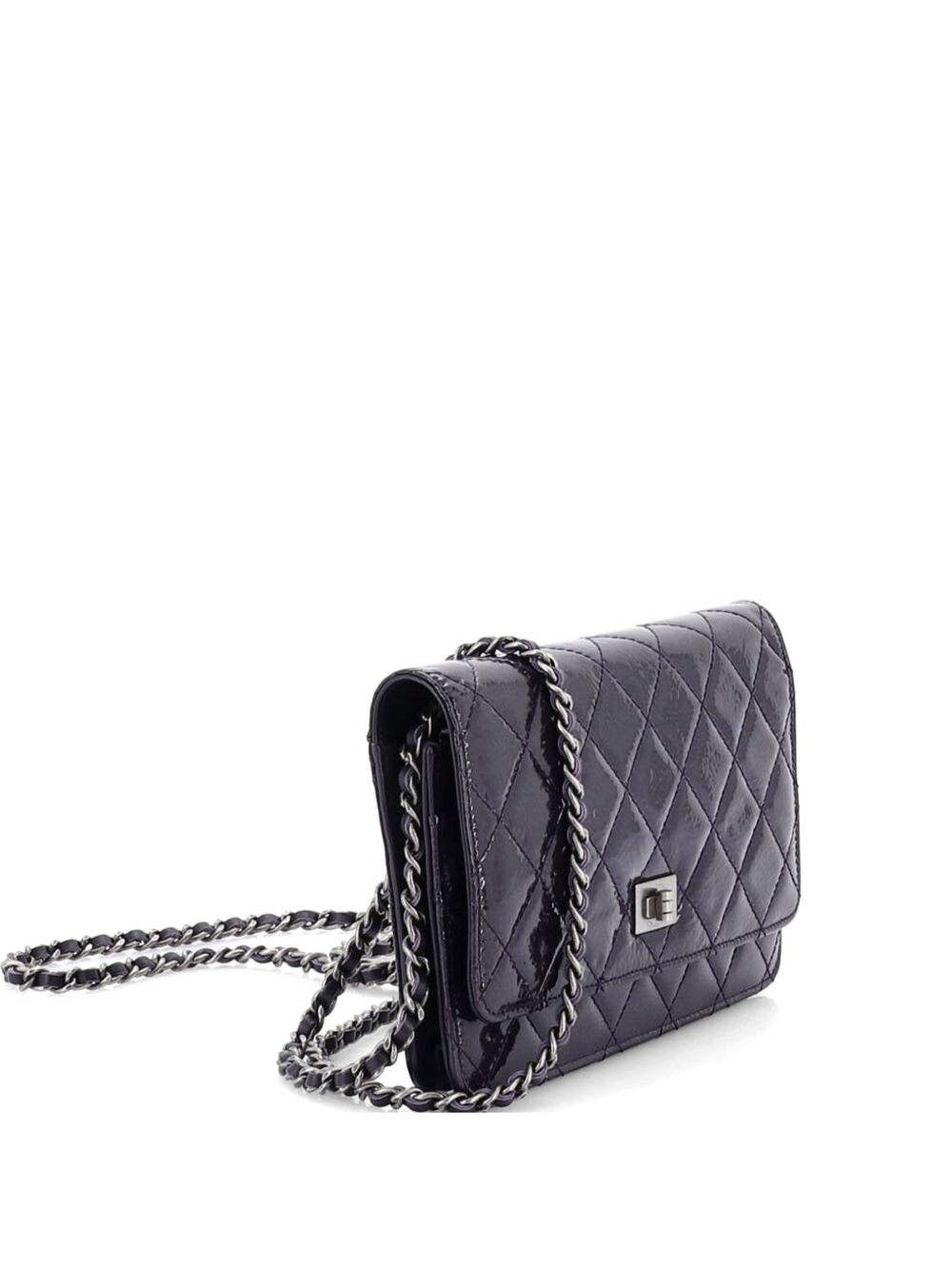 Reissue 2.55 Wallet on Chain Quilted Patent crossbody bag