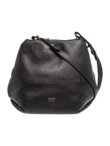 Khaite Leather Puffy Agnes Crossbody Small