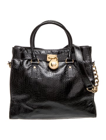 Patent Leather Top Handle Bag Vintage
