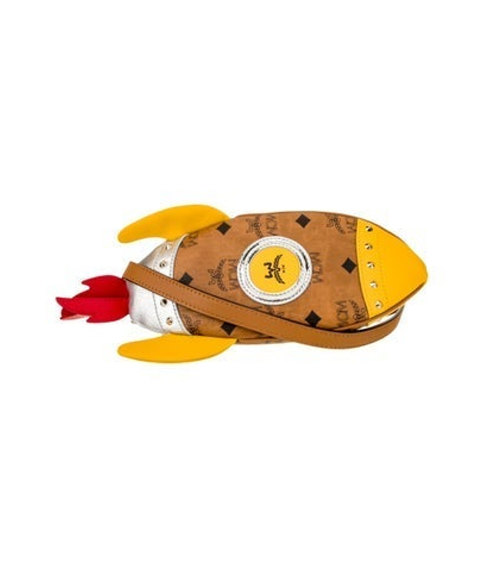 MCM Leather Aren Rocket Crossbody