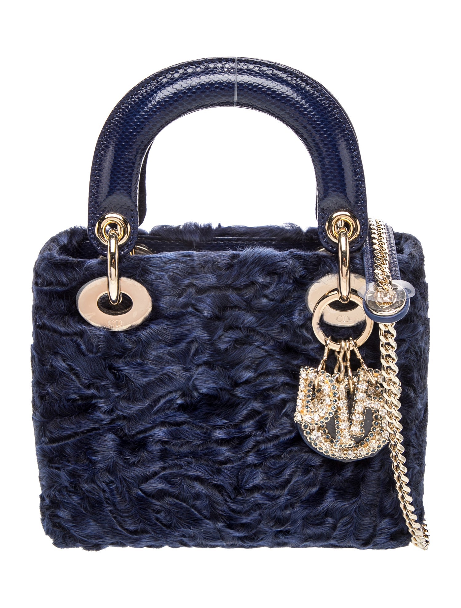 Dior Suede Lady Dior Mini