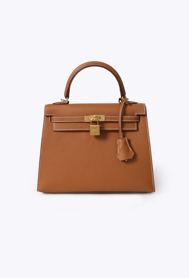 Hermes 2023 Gold Epsom Kelly Sellier 25