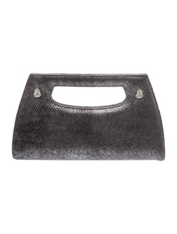 Judith Leiber Crystal Top Handle Bag