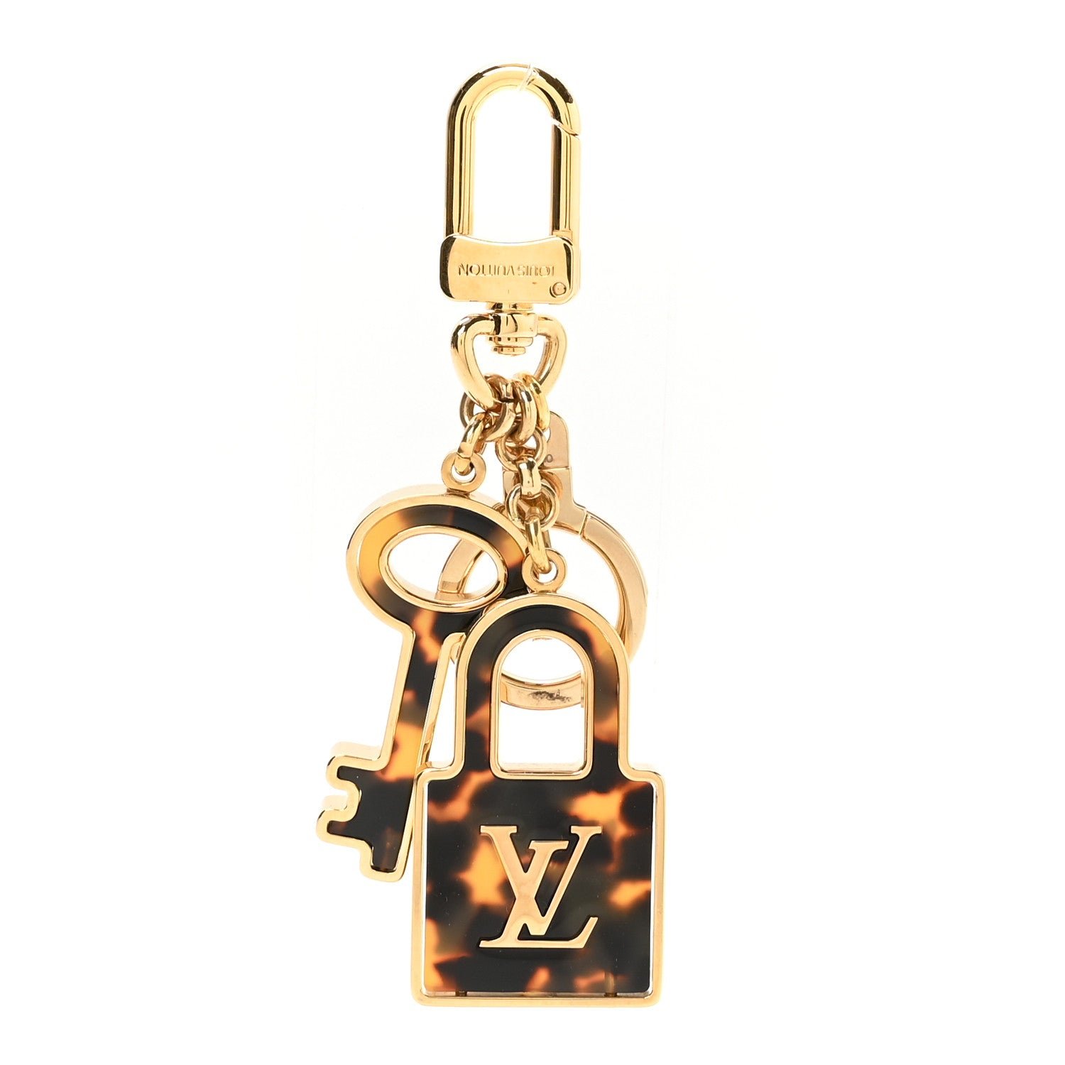 Louis Vuitton Acetate Confidence Bag Charm Key Holder