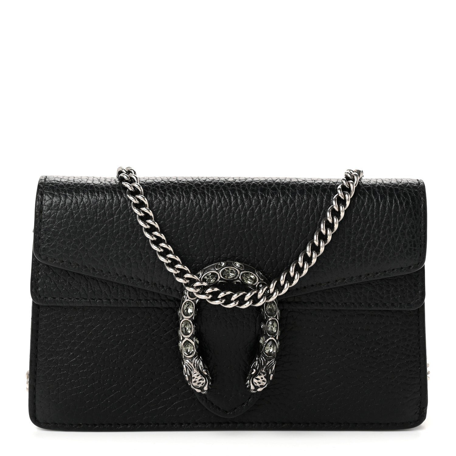 Gucci Calfskin Mini Dionysus Shoulder Bag Black
