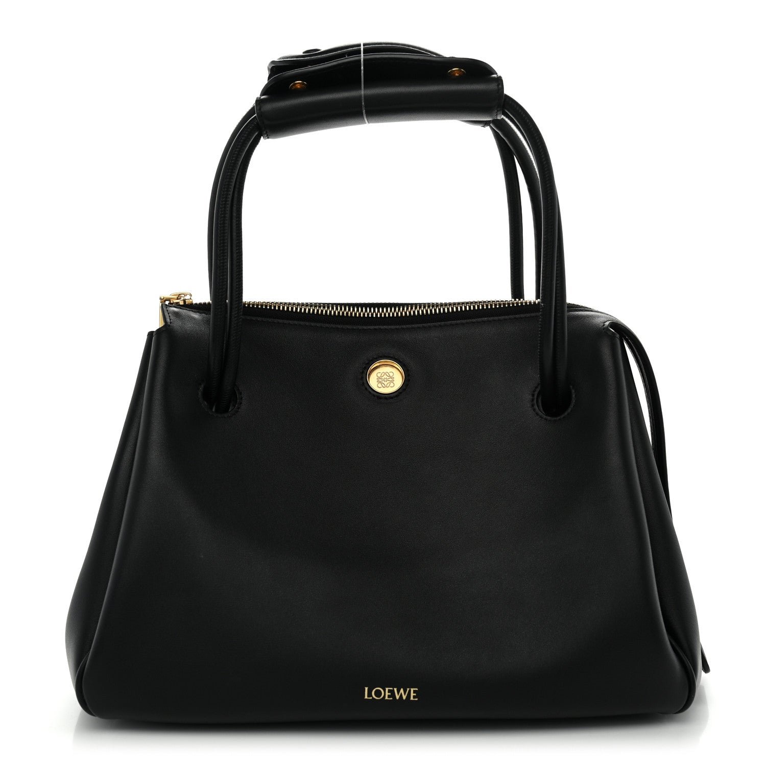Loewe Supple Calfskin Medium Madrid Bag Black