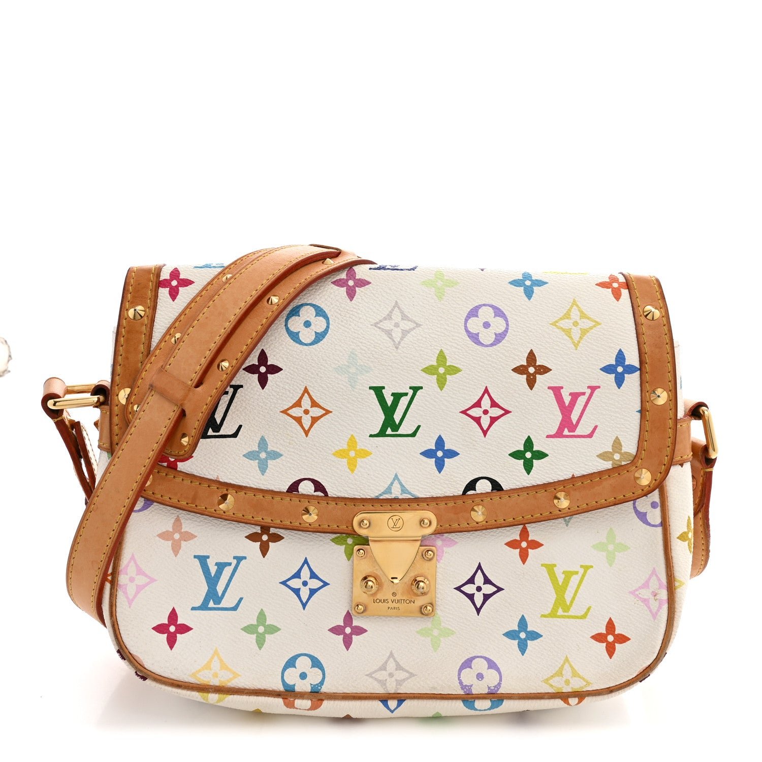 Louis Vuitton Monogram Multicolor Sologne White