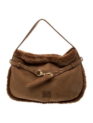 Suede Top Handle Bag w/ Tags