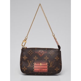 Louis Vuitton Louis Vuitton Limited Edition Monogram Canvas Inventuer Trunks & Locks Mini Accessories Pochette Bag