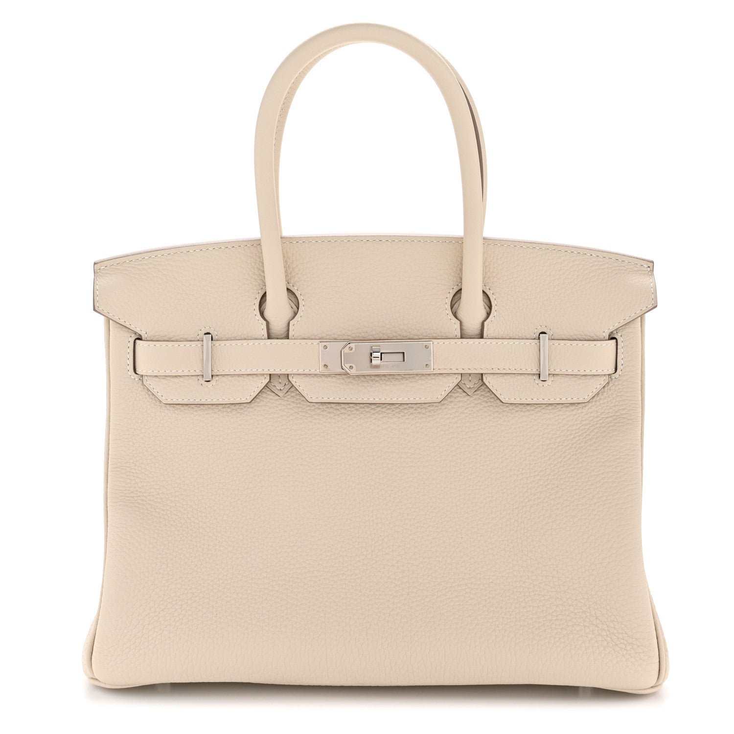 Hermes Hermes Taurillon Clemence Birkin 30 Craie