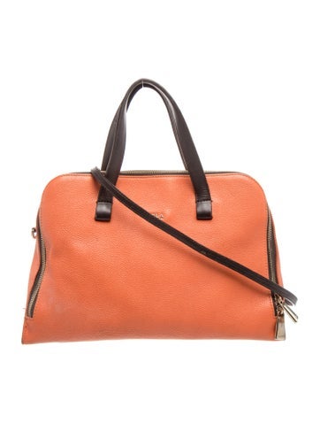 Leather Top Handle Bag