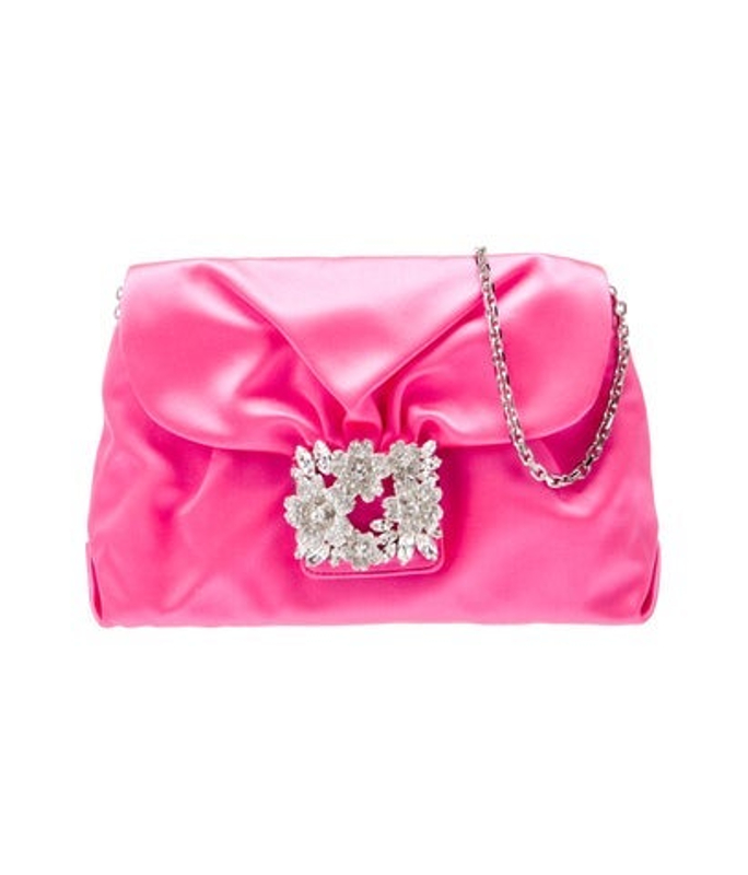 Roger Vivier Vivier Satin Evening Bag