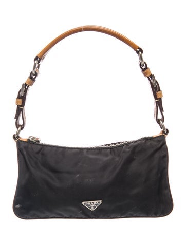 Tessuto Nylon Top Handle Bag