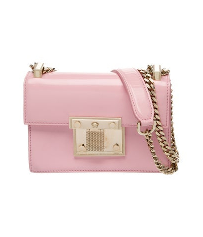 Versace Patent Leather Shoulder Bag