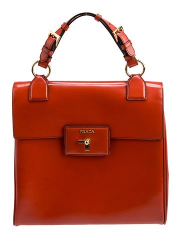 Prada Spazzolato Leather Sidonie