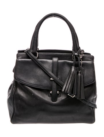 Leather Top Handle Bag