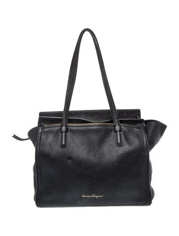 Leather Top Handle Bag