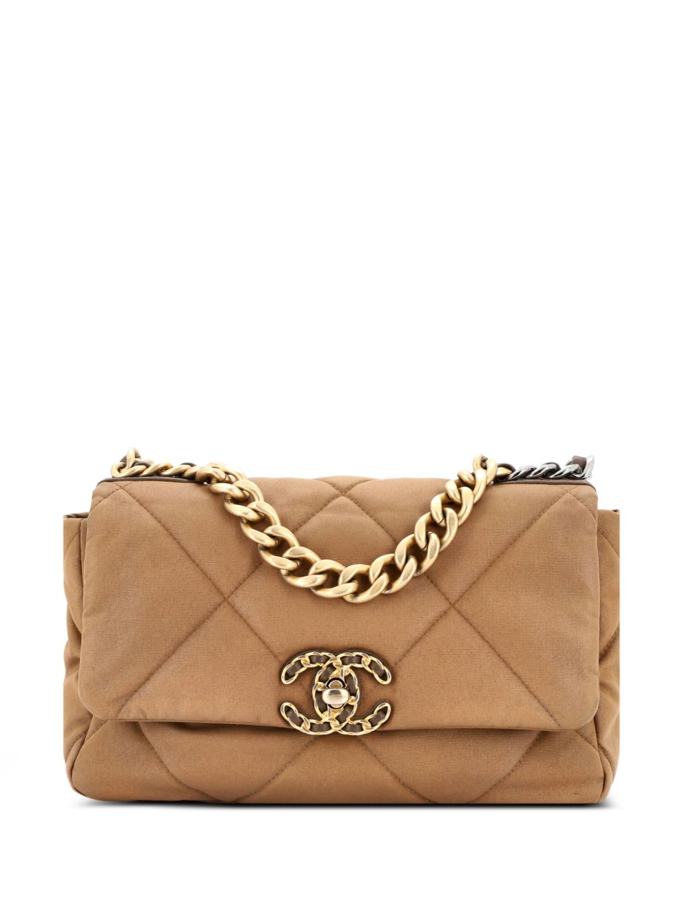 Chanel 19 Flap Bag Quilted Canvas Medium shoulder bag