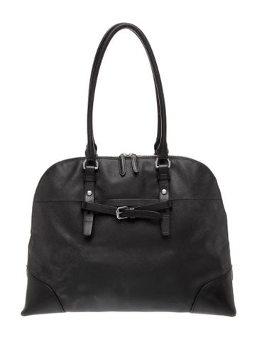 Tumi Leather Top Handle Bag