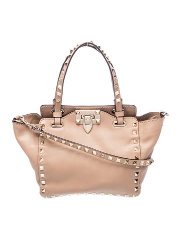 Rockstud Top Handle Bag