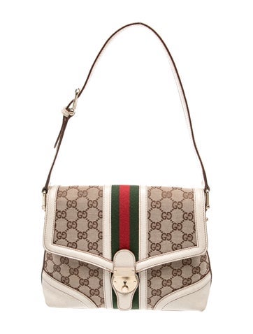 GG Canvas Treasure Flap bag