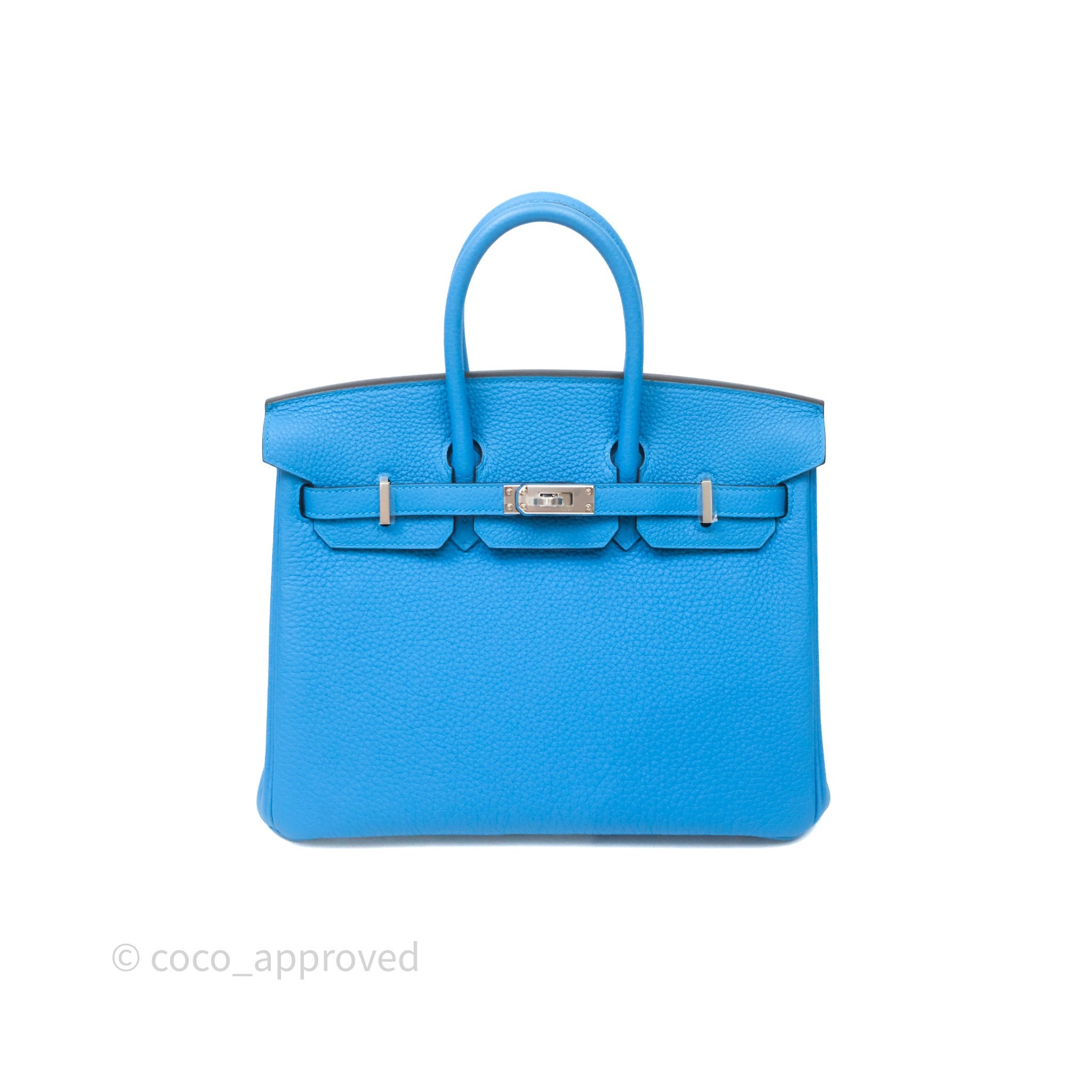 Hermès Birkin 25 Blue Togo Palladium Hardware