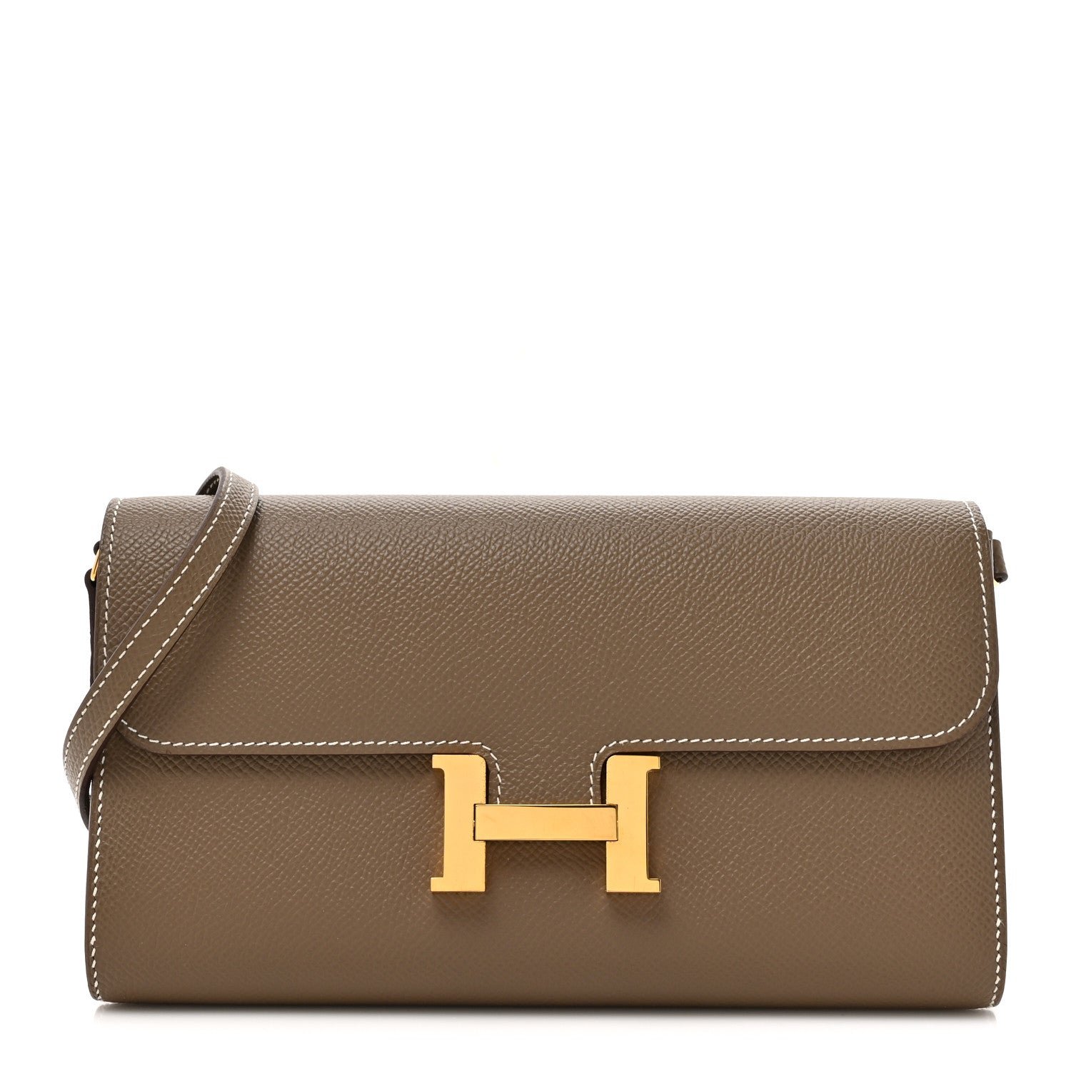 Hermes Epsom Constance Long To Go Wallet Etoupe
