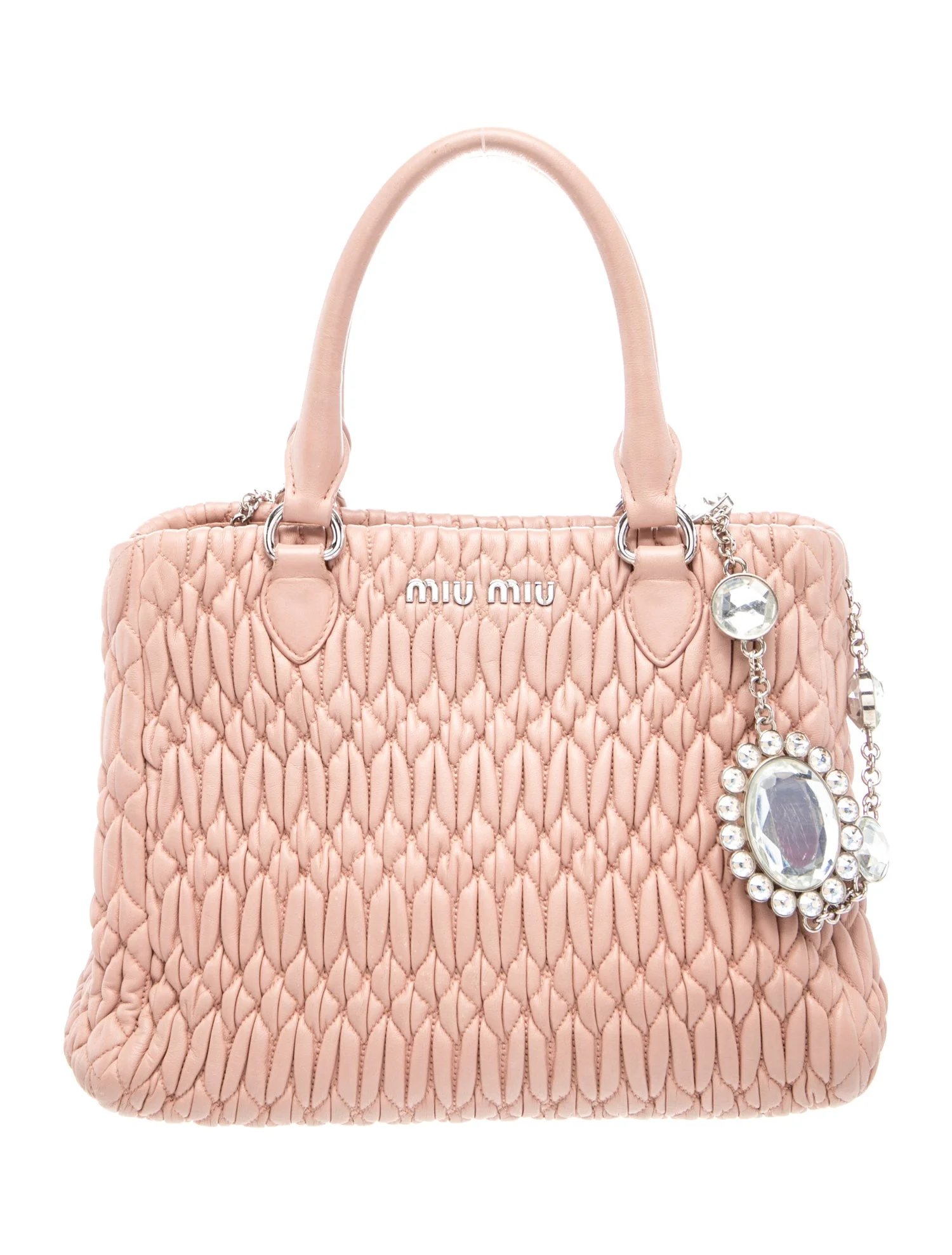 Miu Miu Leather Top Handle Bag