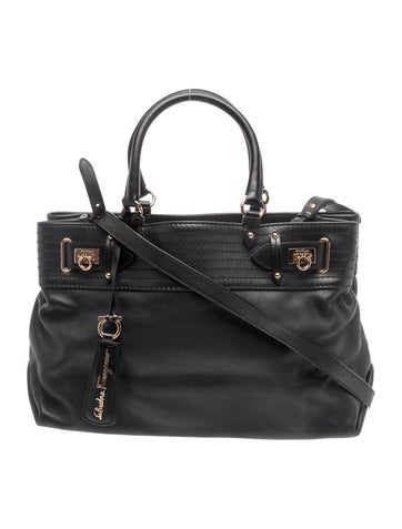Ferragamo Gancini Top Handle Bag