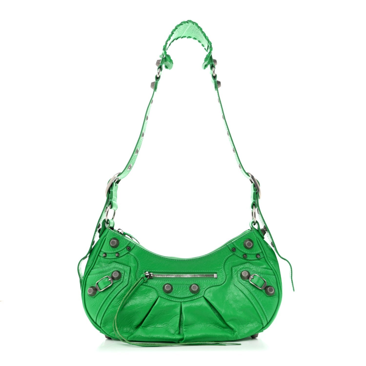 Balenciaga Balenciaga Agneau Arena Small Le Cagole Shoulder Bag Vivid Green