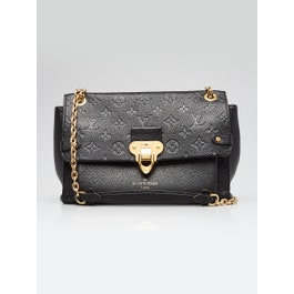 Louis Vuitton Louis Vuitton Black Monogram Empreinte Leather Vavin PM Bag