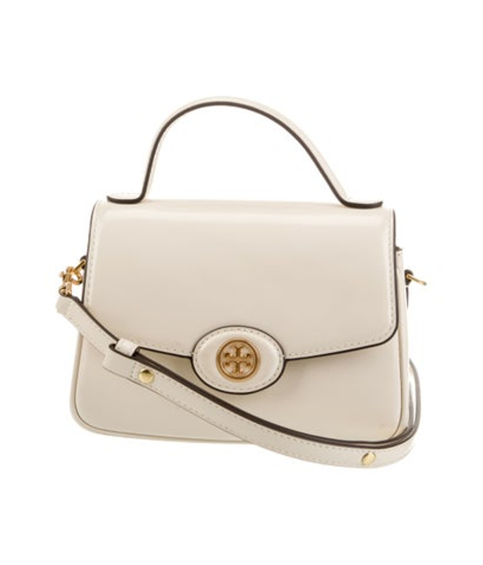 Tory Burch Burch Patent Leather Top Handle Bag