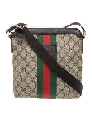 GG Supreme GG Supreme Flat Messenger Bag