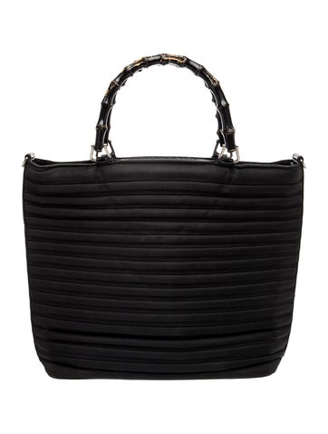 Bamboo Top Handle Bag