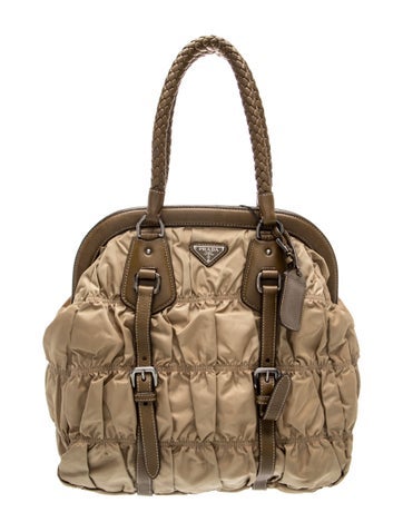Tessuto Nylon Gaufre Frame Bag