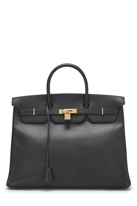 Hermes Black Ardennes Birkin 40