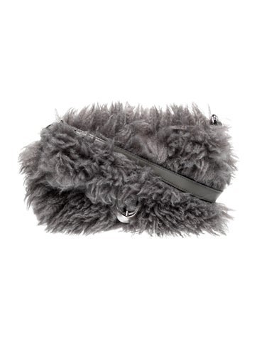 Staud Shearling Top Handle Bag