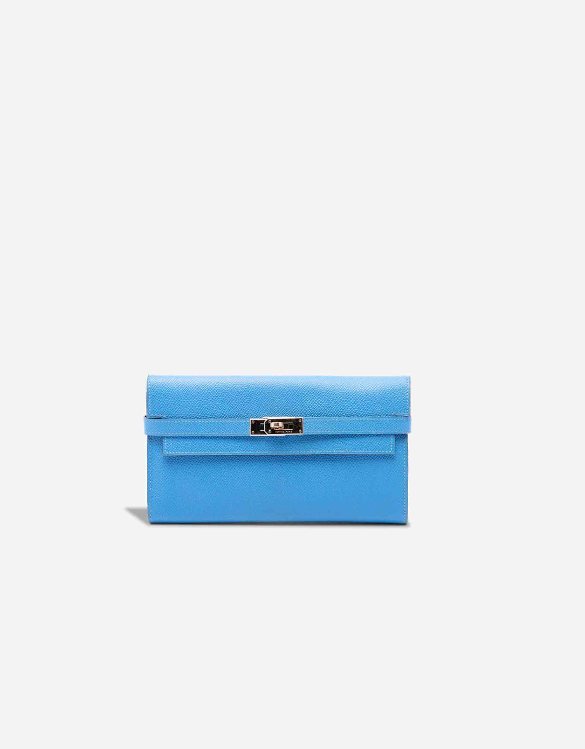 
		Kelly Long Wallet Epsom Bleu Zanzibar    