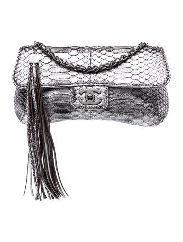 Python Soho Tassel Flap Bag
